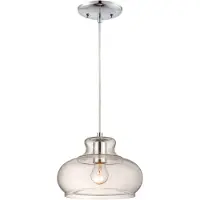 WESTINGHOUSE Glazen hanglamp 6345840, dimbaar, helder / transparant, Woon-/ Eetkamer, Glas, Modern, hanglamp