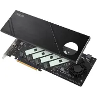 Asus Hyper M.2 x16 Gen5 Kaart M.2 PCIe x16 geschikt voor (SSD): 2242, 2260, 2280 Actieve koeling
