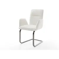 DELIFE Sledemodel Vinja-Flex bouclé zacht beige sledemodel vlak grafiet