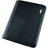 Alassio organisatiemap TRENTO, A4, nylon, met A4-schrijfblok, zwart