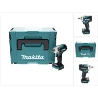 Makita Boormachine + slagboor, DTW 300 ZJ Accu-slagmoersleutel 18 V 330 Nm 1/2" Brushless + Makpac - zonder accu, zonder oplader (Oplaadbare batterij)