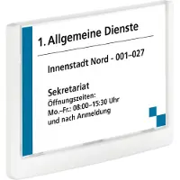 Durable Click Sign deurnaamhouder, ft 14,9 x 10,55 cm, wit