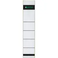 Leitz Ordnerrugetiketten 16431085 Zelfklevend A4 Grijs 3,9 x 19,2 cm 100 Stuks
