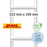 Herma Direct thermische verzendetiketten, 103 x 199 mm