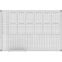 MAUL MAULstandard Jaarplanner 60 x 90 cm - wit - metaal - 1 stuk -