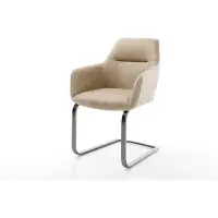 DELIFE Sledemodel Pejo-Flex microvelours beige vintage sledemodel vlak grafiet pocketveer kern