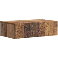 vidaXL Wandgemonteerde Zijtafel 87,5 x 34,5 x 17 cm Bewerkt hout