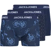 Jack & Jones JACK&JONES ADDITIONALS - JACANTHONY PRINT TRUNKS 3 PACK NOOS Heren Onderbroek