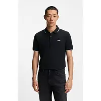 HUGO Shirt 'Dinoso' zwart / wit