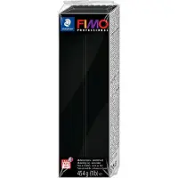 Staedtler 8041-9 Modelbouwmassa Fimo Professional, 454g, zwart