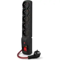 Acar F5 POWER Black 5 AC outlet(s)