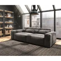 DELIFE Grote bank Sirpio 230x95 cm microvezel kaki bruin