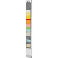 Ultradex T-kaartenbord 20 Sleuven Zilver 11,4 x 51 cm