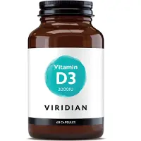 Viridian Vitamine D3 2000 IE | 150 Capsules (60 Capsules)