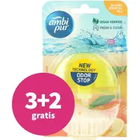 Ambi Pur 3+2 Gratis: Toiletblok Starterkit 5in1 Lemon & Mandarine