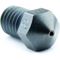 Micro-Swiss Micro Swiss M2 Hardened High Speed Steel Nozzle RepRap - M6 Thread 1.75mm Filament - 0.80mm