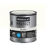 RENAULAC Houtlak Protect - Zijdeglans - Zuiver Wit Ral 9010 - 250ml