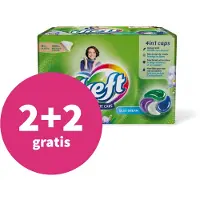 Dreft 2+2 Gratis: Wasmiddel Capsules Blue Dreams 16 Stuks