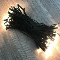 Mojawo 100 LED zonne-energie lichtslingers, warm wit