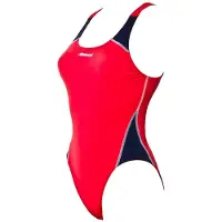 Mosconi Tour Swimsuit Rood,Blauw 12 Years Meisje