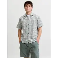 Jack & Jones Overhemd 'JPRBLUtiago' groen / mintgroen / wit