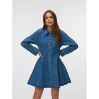 Vero Moda Blousejurk 'VMJESSIE' blauw denim