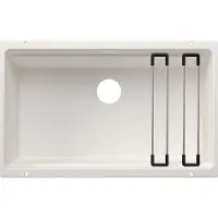 BLANCO Etagon 700 - Silgranieten spoelbak, 73x46 cm, met accessoires, wit 527767