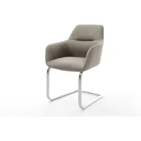 DELIFE Sledemodel Pejo-Flex echt leer mud sledemodel vlak roestvrij staal pocketveer kern