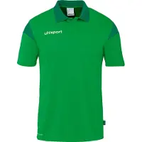 Uhlsport Squad 27 Short Sleeve Polo Groen 14-15 Years Jongen