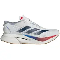 Adidas Adizero Boston 12, kleur: Core White, Dark Blue, Pure Ruby - EU maat 38 2/3