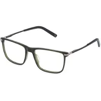 FILA VFI993 54/17/145 Glanzend transparant groen Bril Acetaat MAN VFI993