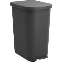Rotho Orbe pedaalemmer - prullenbak 35L - BPA vrij - zwart
