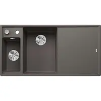 BLANCO AXIA III 6 S, spoelbak van Silgranit in de kleur vulkangrau