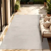 Paco Home Binnen- en buitentapijt, effen kleur, modern design, weerbestendig, geschikt voor terras en keuken, afmetingen 160x220 cm