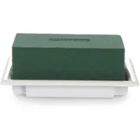 Viana - Table deco- Steekschuim - Mini - 8 stuks - wit - 13x9cm