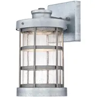 WESTINGHOUSE LED-wandlamp buiten Barkley, dimbaar, alu / grijs / zink, metaal, Industrieel design, LED wandlamp buiten