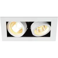 SLV Inbouwspot Kadux 2 GU10 9cm wit