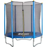 DevesSport Trampoline With Net Blauw 182 cm Kinderen