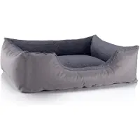 BedDog hondenmand TEDDY, vierkant hondenkussen, grote hondenbed, hondensofa, hondenhuis, met afneembare hoez, wasbaar, maat S-XXXL