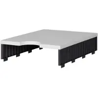 Styro Aufbaueinheit styrodoc uno, 1 Fach, schwarz/grau