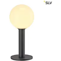 SLV Sokkellamp buiten Gloo Pure 44, zwart, Aluminium, Modern, Sokkellamp