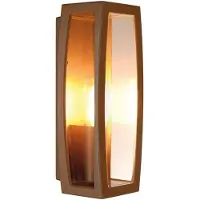 SLV Buitenlamp Meridian Box 2 roestbruin