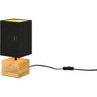 TRIO Zwart Schemerlampje Woody