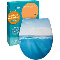 Calmwaters Original Motief - WC-bril - Zeeglans - Duroplast - Softclose - Afneembaar
