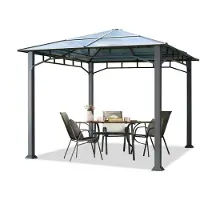 TOOLPORT Tuinpaviljoen Hardtop Sunset Deluxe, 3x3m