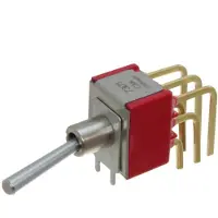 C & K Switches 7301L1D9ABE Toggle Switch 7000 Series 20 V/AC, 20 V/DC 3x aan/aan 1 stuk(s) Bulk