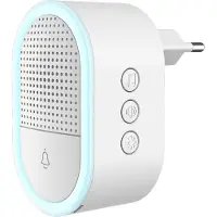 Beafon Chime 2, Wit, Draadloos, 433 MHz, 100 meter, Werkt op netstroom, 100 - 240 V