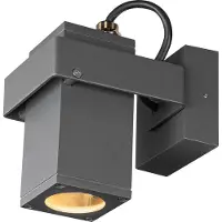 SLV LED Plafond- Wandlamp | 1X GU10 Max 7W | IP65 Dimbaar | THEO