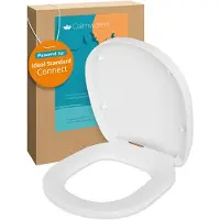 Calmwaters voor Ideal Standard- WC-bril - Wit - Duroplast - Connect