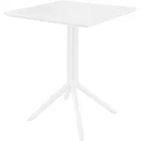 CLP Opklapbare tafel Sky square 60, vierkant - wit